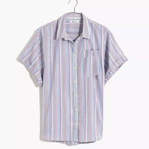 Short sleeve linen button up - madewell